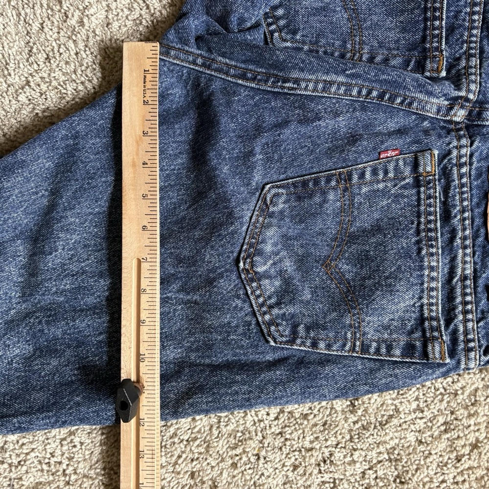 Vintage 90s Levi's Acid Washed Denim Jeans Men's 31x29 USA Made - Picture 8 of 9